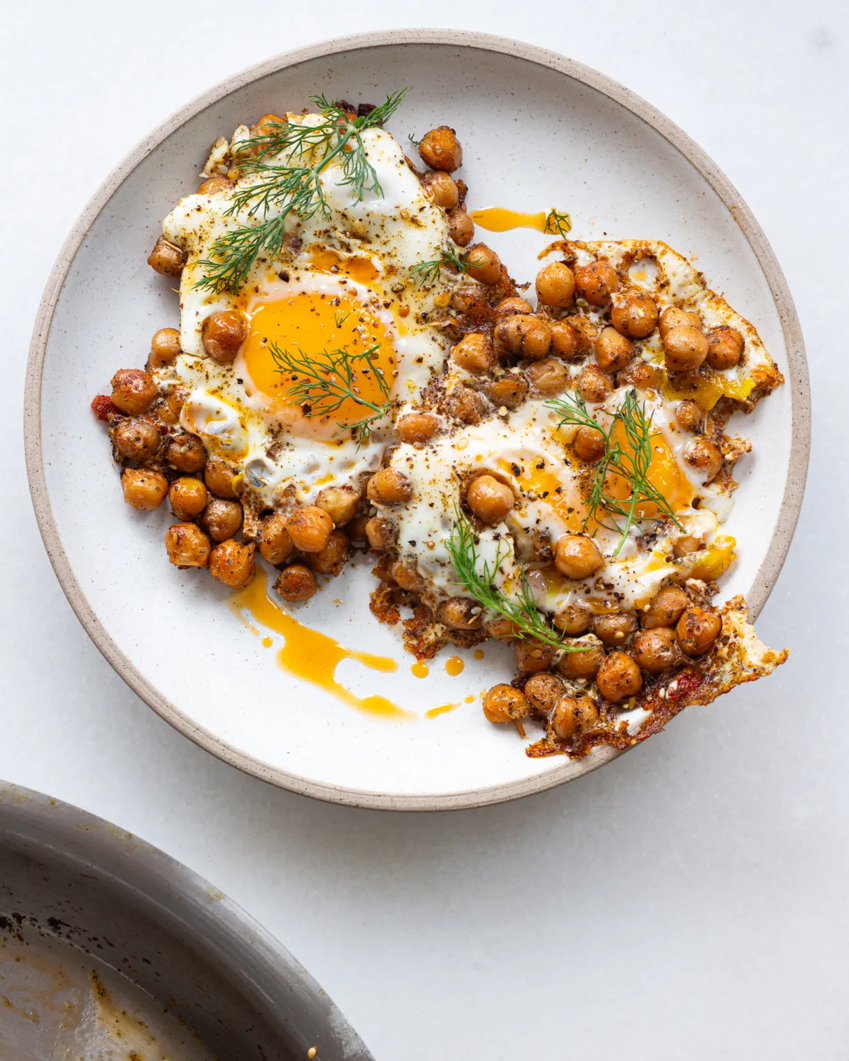 chickpea fried eggs Points Recipes