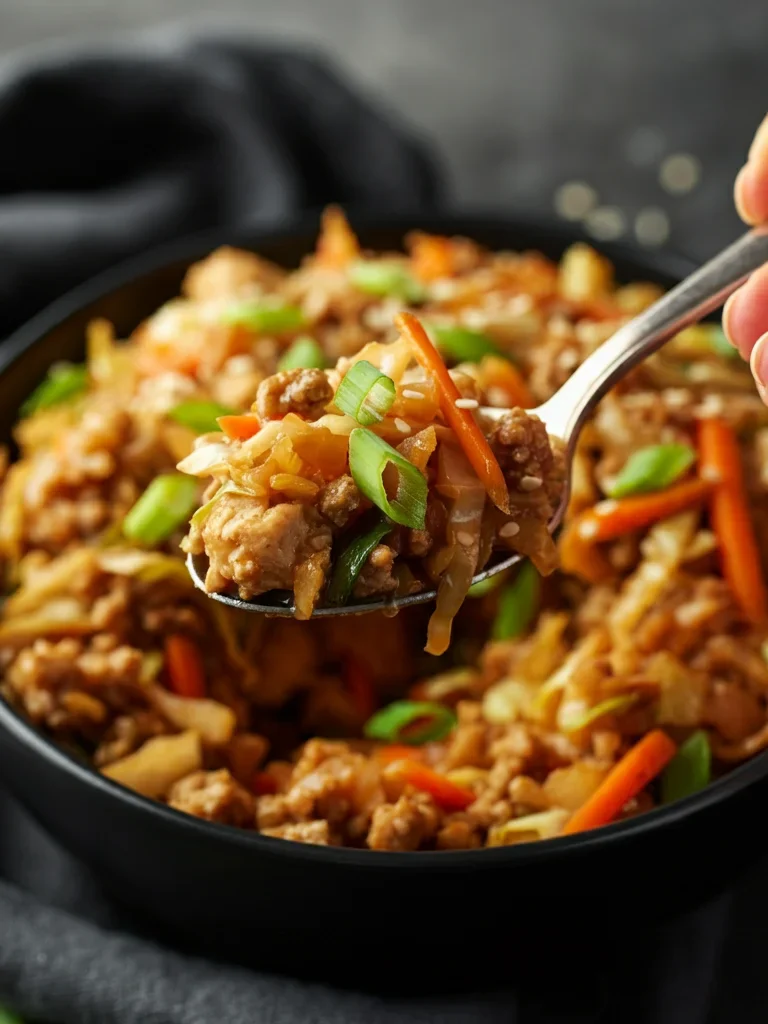 Keto Egg Roll in a Bowl