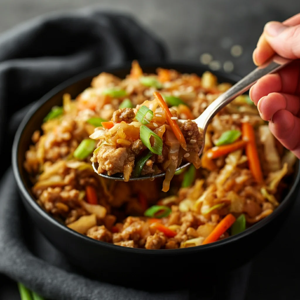 Keto Egg Roll in a Bowl