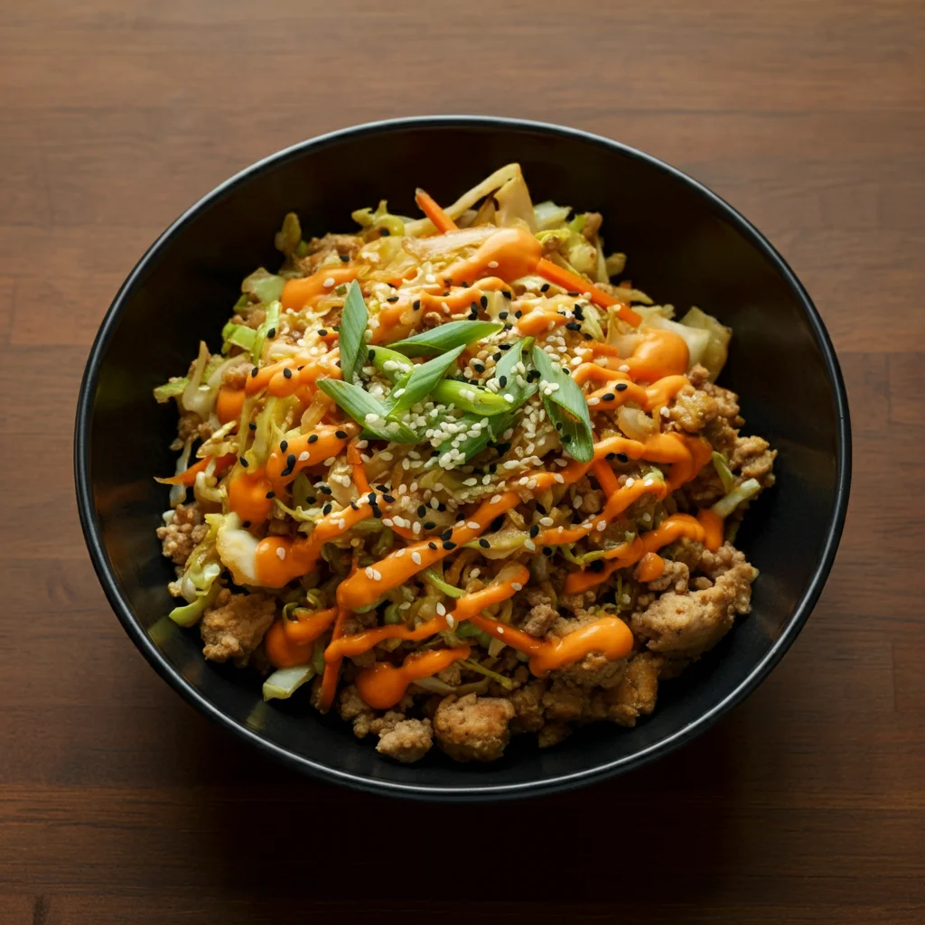 Keto Egg Roll in a Bowl