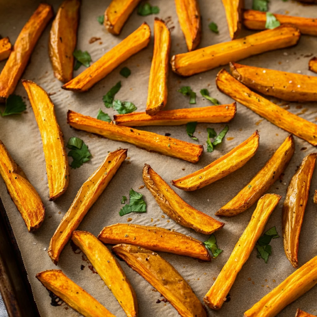 Crispy keto French fries made with low-carb ingredients like almond flour and cheese, served golden brown and perfectly seasoned for a healthy, guilt-free snack or side dish.