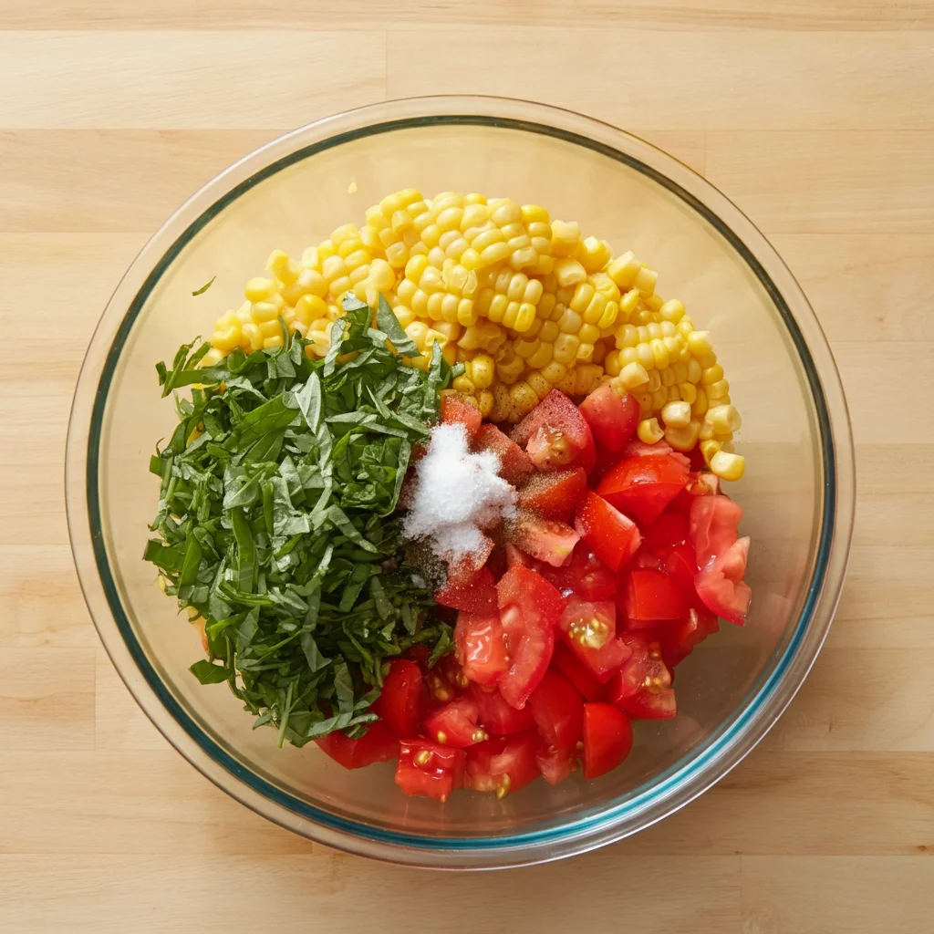 WW Corn Tomato Basil Salad