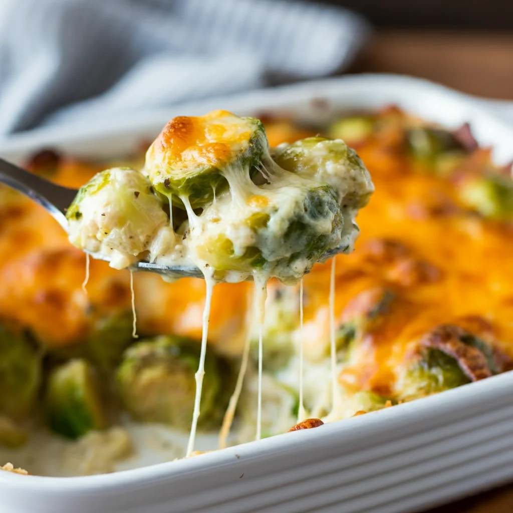 Keto Creamed Brussels Sprouts