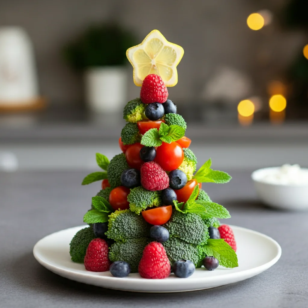 Keto Fruit Christmas Tree