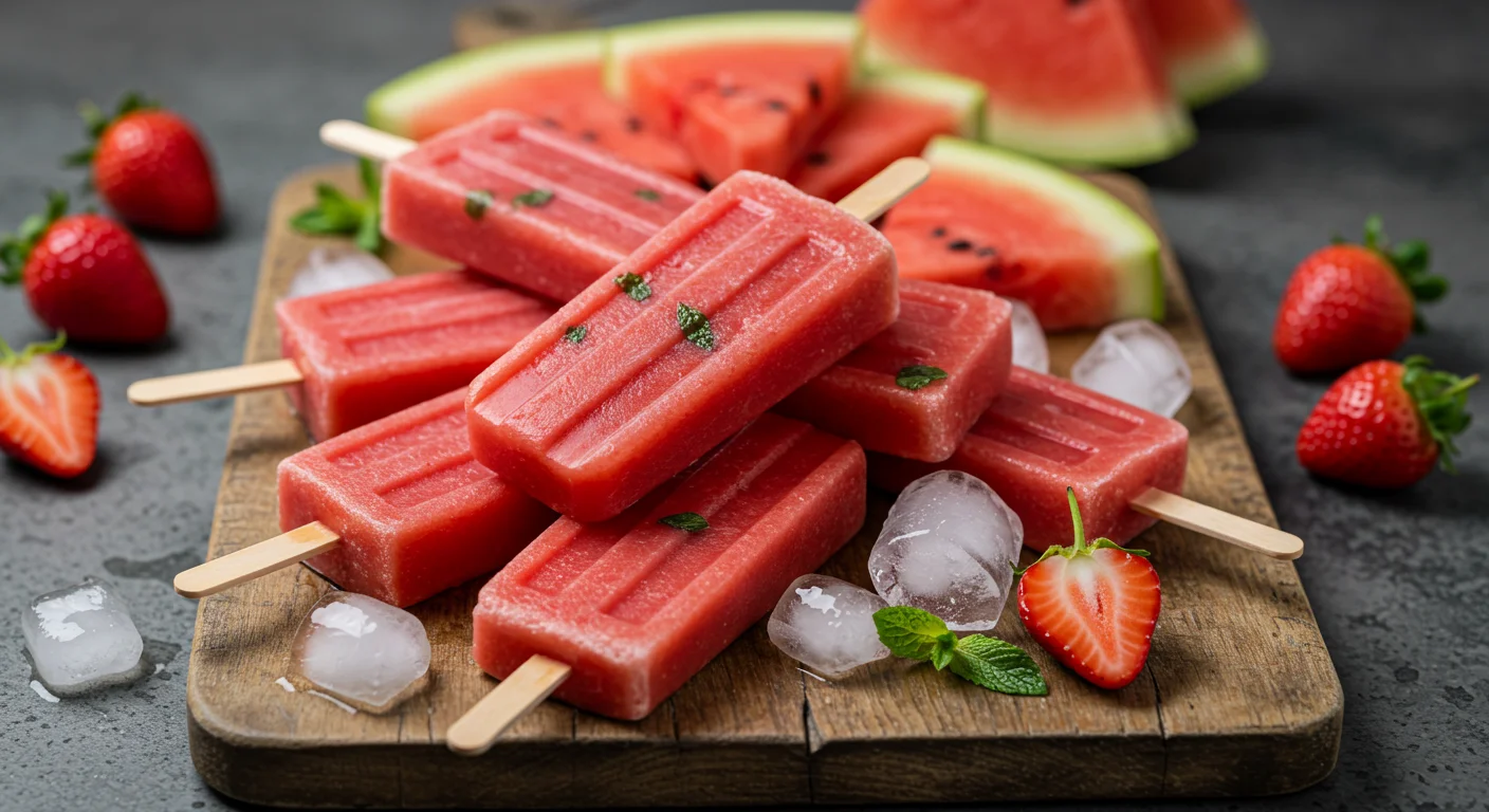 WW Zero Point Watermelon-Strawberry Popsicles