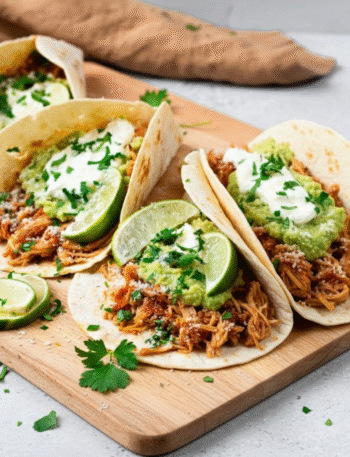Crockpot Chicken Tacos 4 High Protein Recipe, Recipe