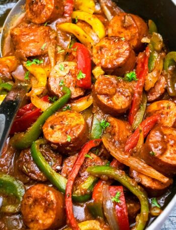 Slow Cooker Italian Sausage and Peppers High Protein Recipe, Recipe