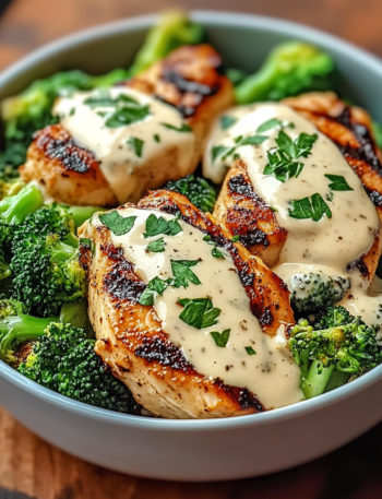 High Protein Chicken Broccoli Bowls