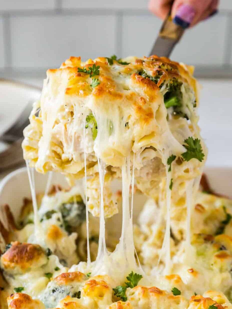 image 109 Recipe, High Protein Diet, High Protein Recipe High Protein Alfredo Baked Pasta