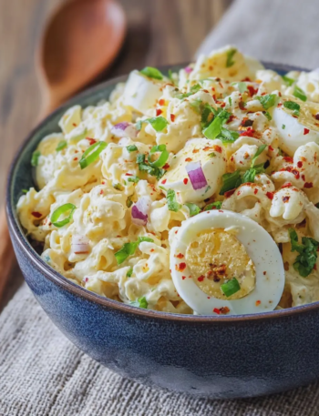 Low Carb Egg Pasta Salad
