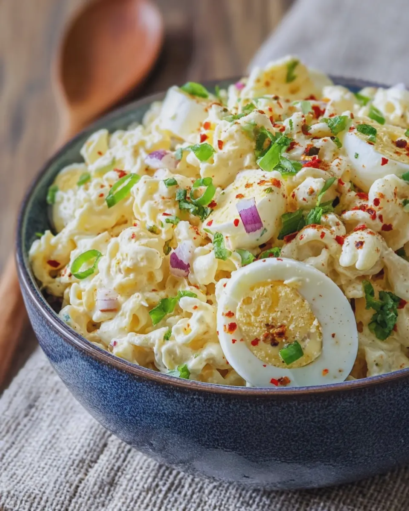 Deviled Egg Pasta Salad