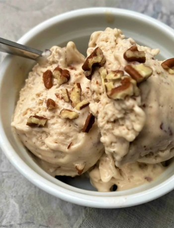Low Carb Butter Pecan Ice Cream