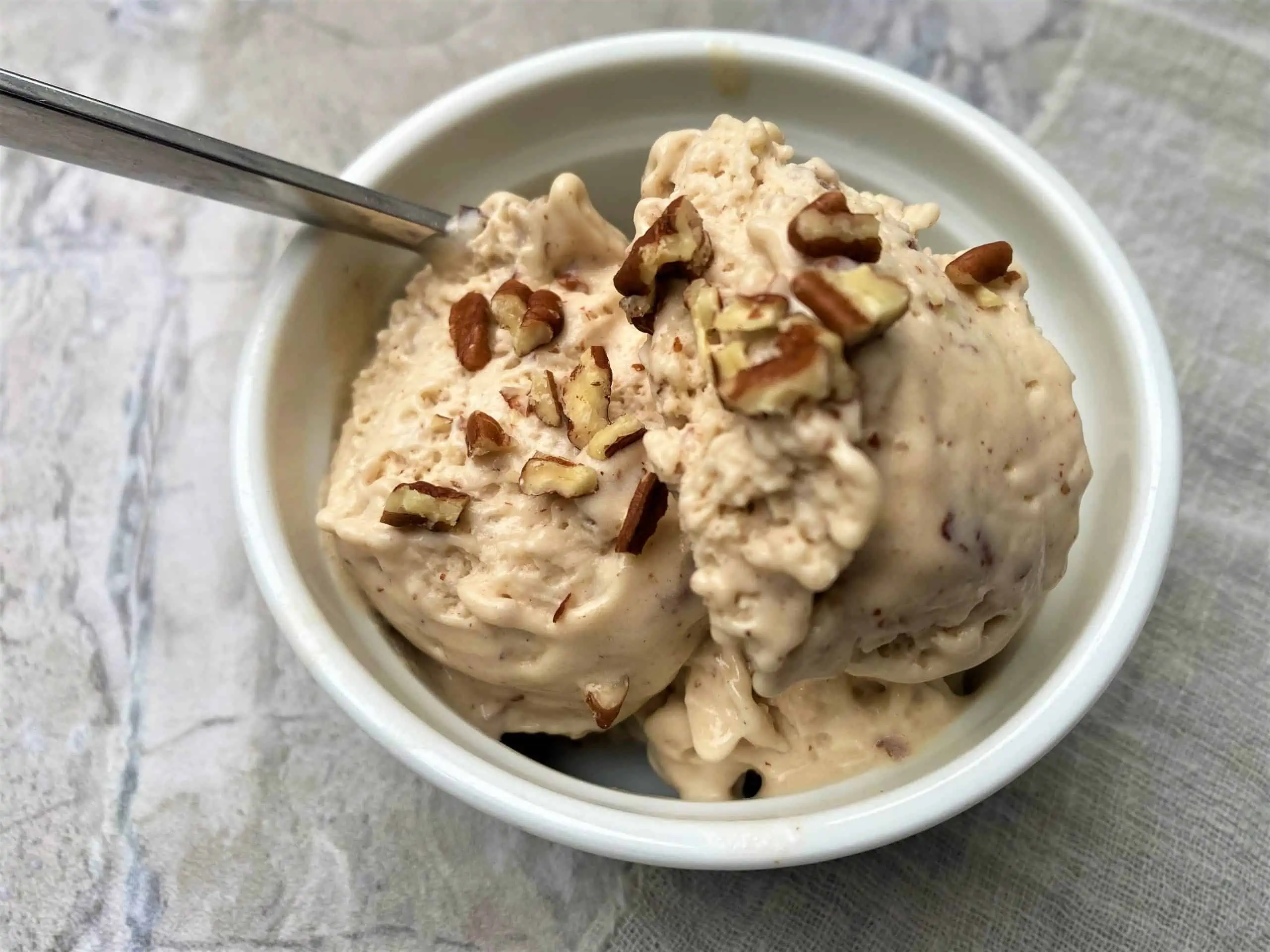 Low Carb Butter Pecan Ice Cream
