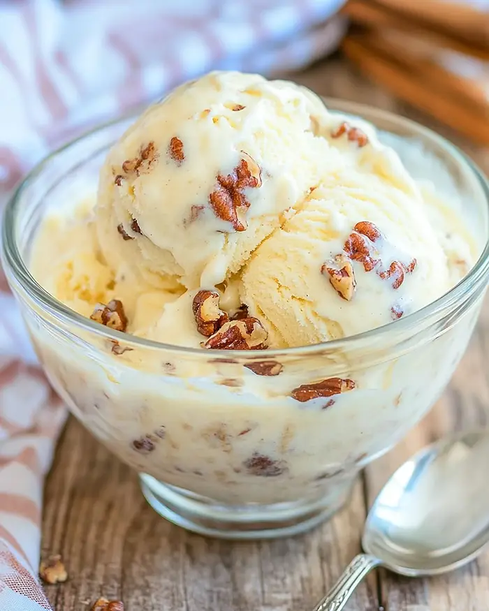 Low Carb Butter Pecan Ice Cream