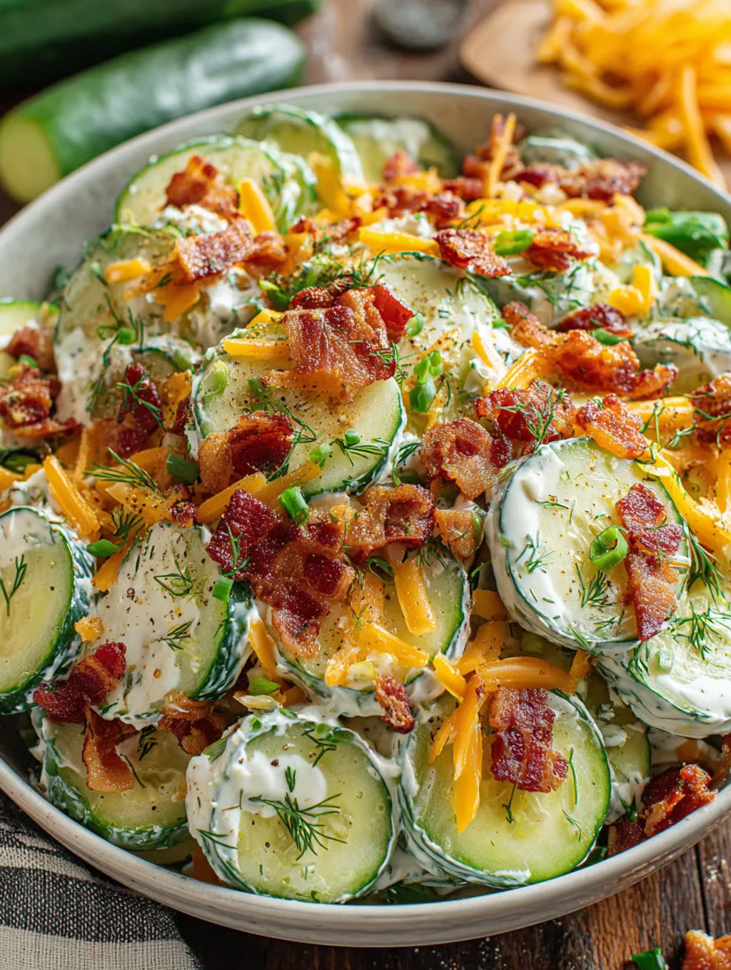 Low Carb Cucumber Salad