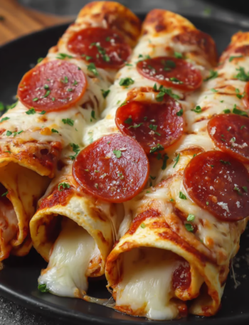 High-Protein Low-Carb Pizza Roll Ups