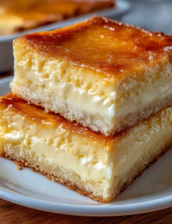 Creamy Honey Milk Custard Squares 1 Blog
