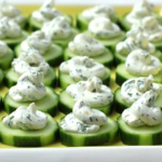 Low-Carb Herby Cucumber Bites