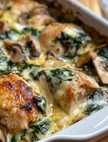 High Protein Chicken Broccoli Bake
