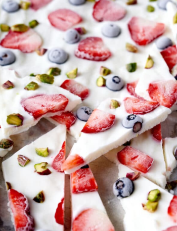High-Protein Frozen Yogurt Bark