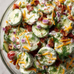 Low Carb Cucumber Ranch Salad