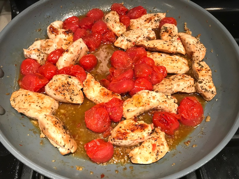 image 97 Recipe, High Protein Diet, High Protein Recipe, Low-Carb, WW Diet, WW Recipes WW-Friendly Low-Carb Tomato Basil Chicken Pasta
