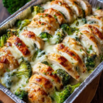 High Protein Chicken Broccoli Bake