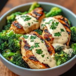High-Protein Grilled Chicken & Broccoli Bowl