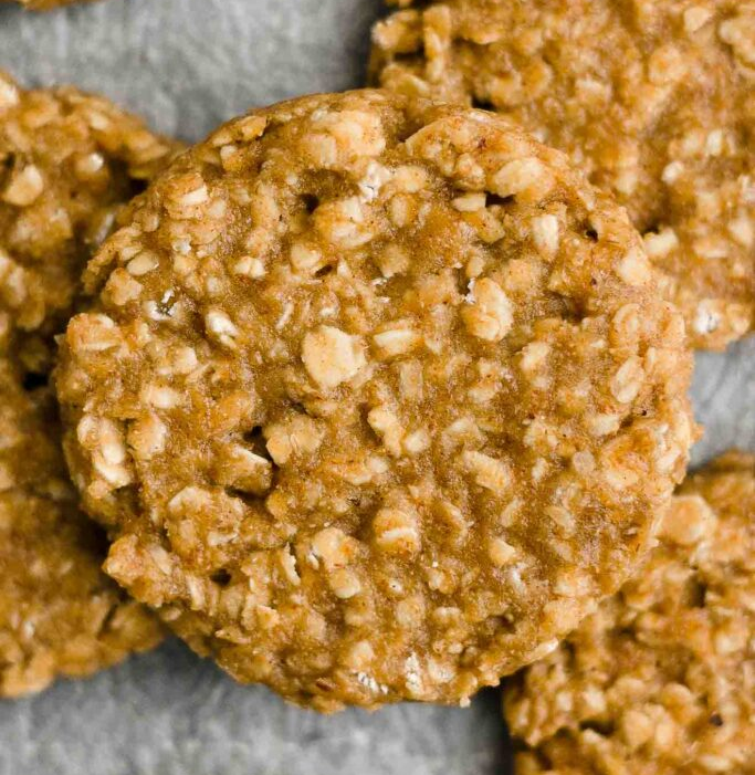 High-Protein Almond Butter Oatmeal Breakfast Cookies