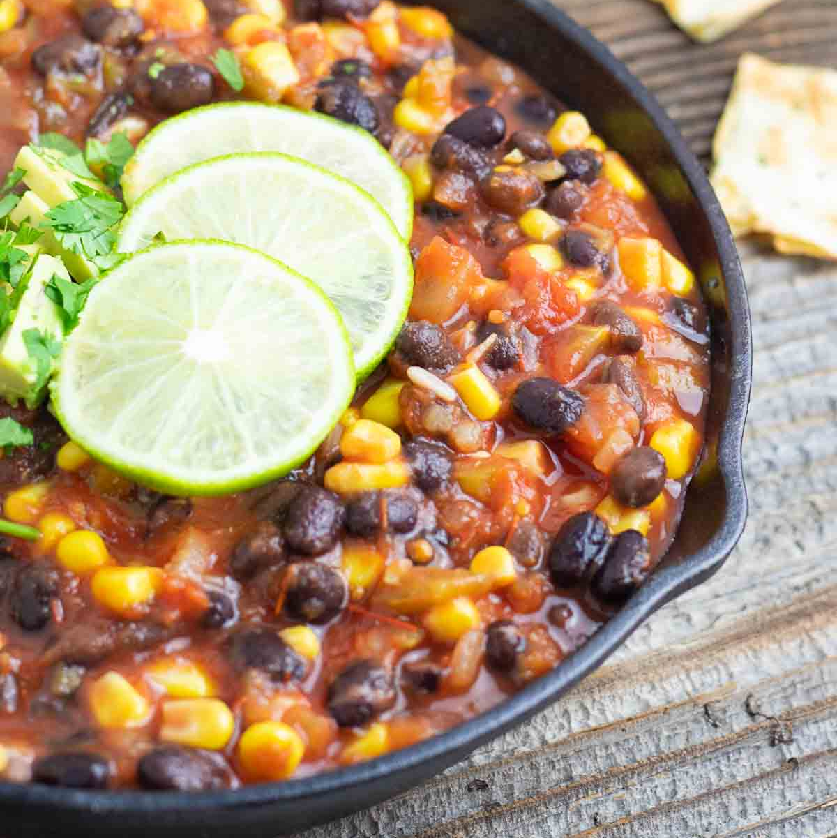 WW-Friendly Black Bean Meatless Chili