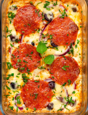 WW-Friendly Cottage Cheese Pizza Bowl