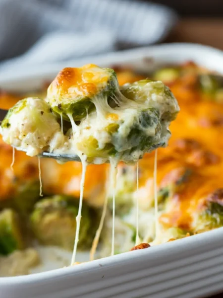 Keto Creamed Brussels Sprouts